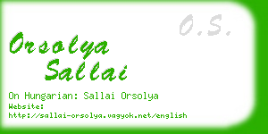 orsolya sallai business card